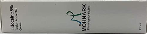 Mohnark Maximum Strength Lidocaine 5% Topical Anorectal Numbing Cream with Vitamin E and Lecithin, for Treatment of Hemorrhoids & Other Anorectal Disorders