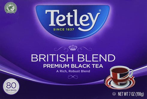 Tetley British Blend Premium Black, Tea Bags, 80 ct, 2 pk