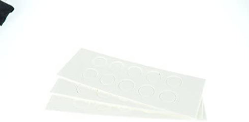 54 Round Refill Pads for Aromatherapy Essential Oil Diffusers and Lockets - 16mm Diameter and 2mm Thick - The Size of a US dime, Biodegradable Cellulose Paper, Made in The USA