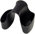 Umbra Saddle Caddy – Flexible Rubber Organizer for Double Kitchen Sink, Storage for Dish Sponge, Scouring Pads and more, Black, Small