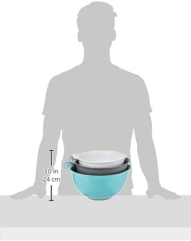 KitchenAid Universal Mixing Bowls, Set Of 3, Aqua sky