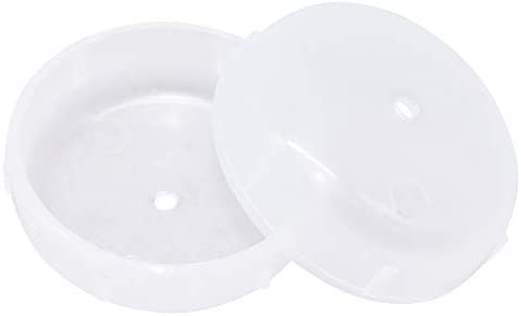 30Pack 1-1/2" Wrought Iron Patio Furniture Feet Glides,Round End Glide Cap for Outdoor Furniture Leg,End Cap Inserts,Outdoor Chair Leg Floor Protectors