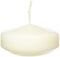 Abbott Collection Round Floating Candles, Cream, Large (3 pack)