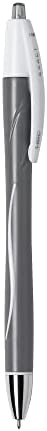 BIC Glide Exact Retractable Ball Point Pen, Fine Point (0.7 mm), Black, Precise Lines For Clean Writing, 12-Count