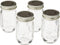 Jarden Ball 4PK 4OZ Mini Jars, 4 Pack, Plain