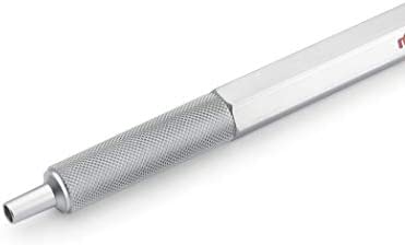Rotring 600 Ballpoint Pen, Medium Point, Black Ink, Silver Barrel, Refillable, 1 Count (Pack of 1)