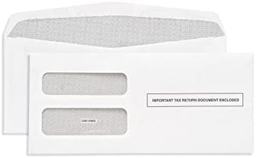 Blue Summit Supplies 1099 NEC Tax Forms 2022 with 25 Self Seal Envelopes, 25 4 Part Tax Forms Kit, Compatible with QuickBooks and Accounting Software