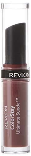 Revlon ColorStay Ultimate Suede Lipstick, Longwear Soft, Ultra-Hydrating High-Impact Lip Color, Formulated with Vitamin E, Ingenue (002), 0.09 oz
