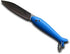 Glittering Bazaar Fish Smallest Mini Micro Handmade Key ring Pocket Folding Folder Knife, Stainless Steel, Multi Purpose Portable, Tiny Blade (Blue)