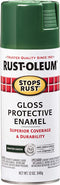 Rust-Oleum 7738830 Stops Rust Spray Paint, 12-Ounce, Gloss Hunter Green