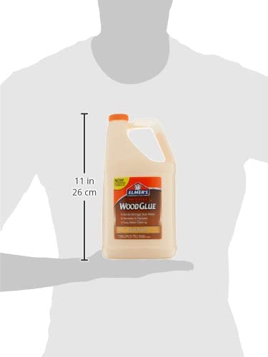 Elmer's Products E7050LMR Carpenters Wood Glue Elmer's, 1 Gallon, Tan, 160 Fl Oz