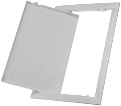 Vent Systems 8'' x 12'' Inch Access Panel - Easy Access Doors - ABS Plastic - Access Panel for Drywall, Wall and Ceiling Electrical and Plumbing Service Door Cover