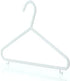 HANGERWORLD 18 Pack 11.8inch White Plastic Kids Hanger - Sized for Baby, Toddler and Children