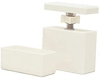 2 x 4 Brackets to Build Vertical Storage, DIY Wall Shelves and Decorative Posts | No Tool Assembly of a Sturdy Floor to Ceiling Wood Post | No Wall Damage Great for Rental Properties and Apartments