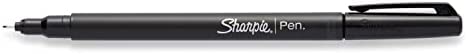 SHARPIE Felt Tip Pens, Fine Point (0.4mm), Black, 12 Count