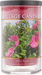 Village Candle Wild Rose Large Tumbler Jar Candle, 19 Oz, Traditions Collection, Pink