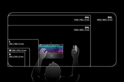 SteelSeries QcK Gaming Surface - Small Cloth - Mouse Pad of All Time - Optimized For Gaming Sensors