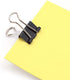 U Brands Binder Clips, Micro 1/2-Inch Width, 1/5-Inch Paper Holding Capacity, Black and Silver Steel, 100-Count - 650U08-24