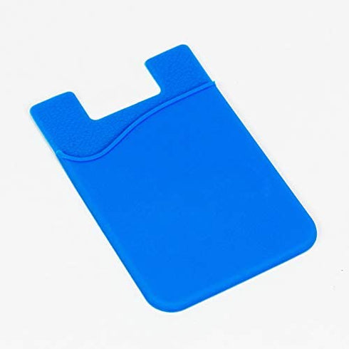 HEKEUOR Silicone Card Keeper Phone Wallet Credit Card ID Card Holder for iPhone, Android and Most Smartphones