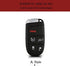 Leather Car Key Fob Cover Compatible with Jeep Keyless Remote Control Grand Cherokee Dodge Challenger Charger Dart Durango Journey Chrysler 200 300 Fiat etc (A Style, Brown)