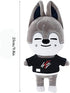 Cute Anime Plush,9.8in Plush Toys,Creative Soft Stuffed Cartoon Plush Toy Gift Toys for Kids Fans(Wolf Chan)