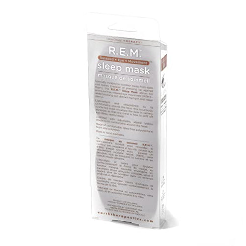 Earth Therapeutics R.E.M. Sleep Mask: NEW! Allows for Crucial Lid Movement (unlike flat masks)