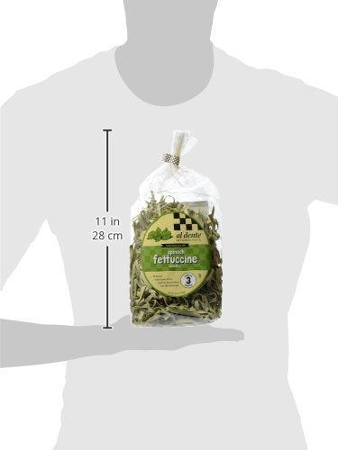 Al Dente Spinach Fettuccine, 12 oz