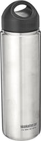 Klean Kanteen Wide Mouth Single Wall Stainless Steel Water Bottle with Leak Proof Stainless Steel Interior Cap