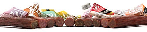 Western's Smokehouse Meat Sticks Sampler Pack of 10 - Pork and Beef Jerky Sticks Variety Pack - Proudly Made in the USA - Assortment of 5 Flavors (2 of ea.)