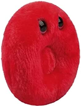 GIANTmicrobes Red Blood Cell Plush –Learn About Blood and Circulatory system with this Educational Gift for Students, Scientists, Blood Donation Professionals, and Anyone with a Healthy Sense of Humor