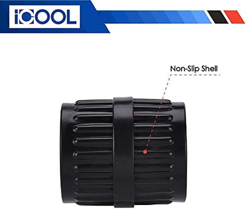 ICOOL Inner-Outer Pipe Reamer/Tube Deburring Tool 3/16 to 1-5/8 inch for Copper PPR PVC Brass Aluminum Soft Steel Tubing and Pipes