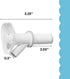 Cooler Water Spigot Compatible with Rubbermaid Gott Cooler Valve (Pack of 3)