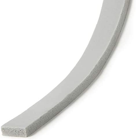 Frost King Vinyl Foam Tape - Closed Cell - Moderate Compression, 3/4" W, 3/16" Thick, 17' L, Grey