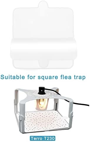 12 Pack Flea Trap Refill Discs 6" Replacement Glue Boards Fits Terro T230 T231 Square Flea Bed Bug Traps for Inside Your Home, Sticky Pads for Fleas, Bugs, Flies, Mosquitos, etc