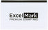 ExcelMark Rubber Stamp Ink Pad Extra Large 4-1/4" by 7-1/4” (Black)