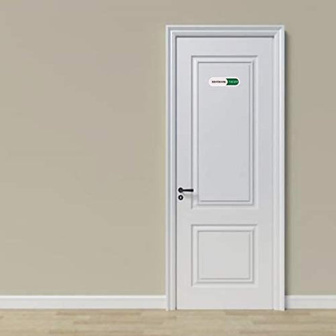Vacant Occupied Sign(2 pack)for Home Office Hotles Hospital Restroom,Slider Door Sign (Tells Whether Room Vacant or Occupied), 6.7'' x 2''
