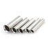 Baomain AWG 22/20 / 18/16 / 14 Long: 8mm Wire Copper Crimp Connector Non Insulated Ferrule Pin Cord End Terminal 500pcs