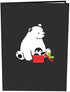 Liif Polar Bear Penguin 3D Greeting Pop Up Christmas Card, Merry Christmas Cards For Kids, Holiday Card, Xmas Card, Gift, Christmas Thank You Cards, Funny, Unique, Animal, Ocean
