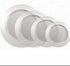 Premium Quality Heavyweight Plastic Plates China Like. Wedding and Party Dinnerware Plastic Plates 9 inch, Crystal Clear - Value Pack 30 Count