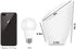 2 Pack Plastic Lampshade, 5.7 inch High, 4.1 inch Diameter, 1.65 inch Fitter, Replacement Plastic Lamp Shade for LED Floor Lamp