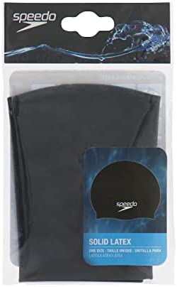 Speedo Unisex Swim Cap Latex Speedo Black One Size