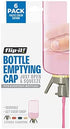 Flip-It! Bottle Emptying Kit - Flip Bottle Upside Down to Get Every Drop Out of Lotions, Shampoos and Kitchen Condiments (6 Pack, Pastel Color Edition)