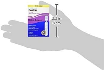 Bausch & Lomb Boston One Step Liquid Enzymatic Cleaner, Protein Remover, 0.01 Fl Oz each, 12 Count (Pack of 1)