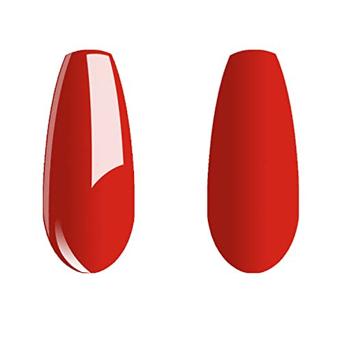 Vishine Soak-Off UV LED Gel Polish Nail Art Manicure Lacquer Orange Red Color 019