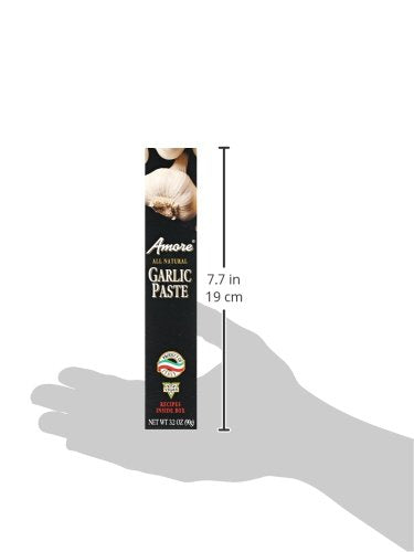 Amore Vegan Garlic Paste In A Tube - Non GMO Certified and Made In Italy (Pack of 1)