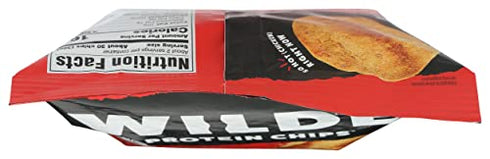Nashville Hot Chicken Chips by Wilde Chips, Thin and Crispy, High Protein, Keto, Made with Real Chicken 2.25oz Bag