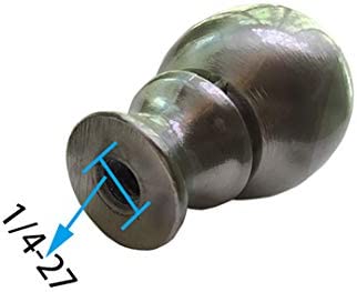 Lamp Finials 2 Pack Lamp Shades Finials Cap Knob Lamp Decoration for Lamp Harp Holder, Brushed Nickel