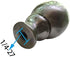 Lamp Finials 2 Pack Lamp Shades Finials Cap Knob Lamp Decoration for Lamp Harp Holder, Brushed Nickel