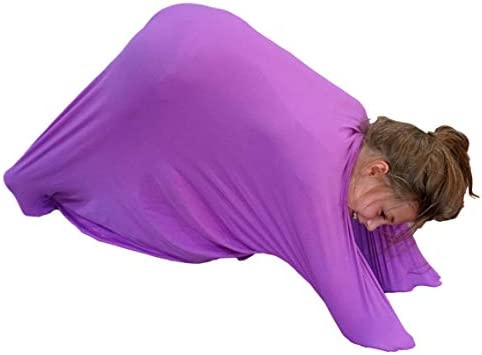 Sensory Sack (Medium), Body Sock, Calming Therapy Blanket, Sensory Toys Stress Relief, Anxiety, Autism, ADHD, ADD, Tactile Items for Therapeutic Play, Kids Fidget Toy, Body Pod in Lavender - Sensory4U
