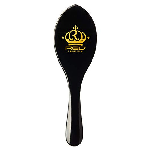 RED by KISS 360 Power Wave X Bow Wow Curved Wave Boar Brush 100% Natural Medium Soft Bristles